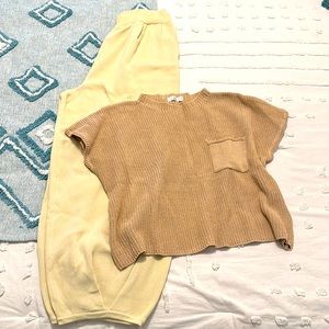 Talulah Boutique knit sweater and pants set size XL (1X) NEW